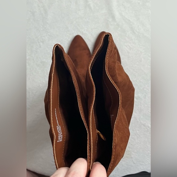 Express brown suede slouchy heeled fall essential boot womens size 9. Like new! - Picture 7 of 14